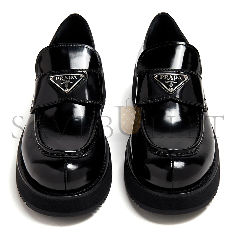 Pra*a brushed leather loafers 1d510n